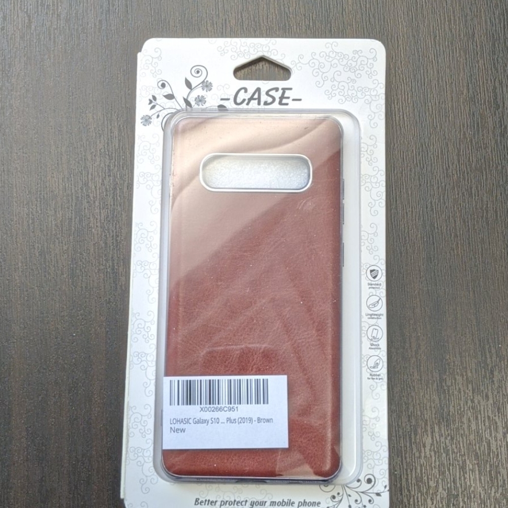 Never Used Galaxy S10  Plus Brown Phone Case